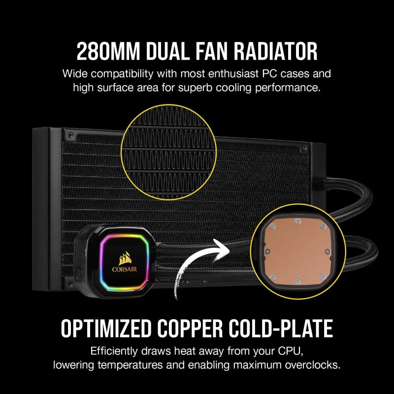 Corsair iCUE H115i RGB PRO XT 280MM